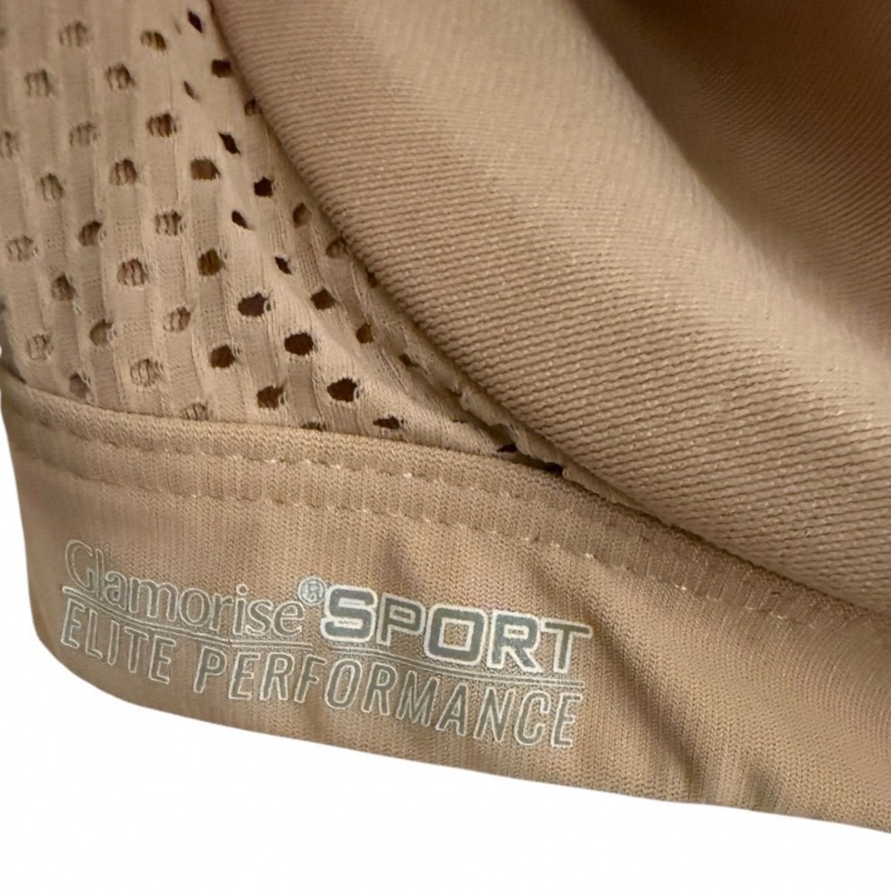 Glamorise nude colored underwire cross strap sports bra 38D - Picture 5 of 7